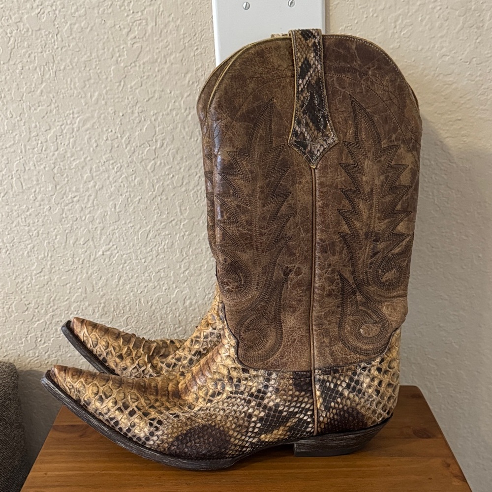 Old Gringo Python Western Boots – Lightly Worn
